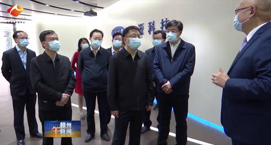 贛州市委副書(shū)記、市長(zhǎng)許南吉一行蒞臨我司考察調(diào)研